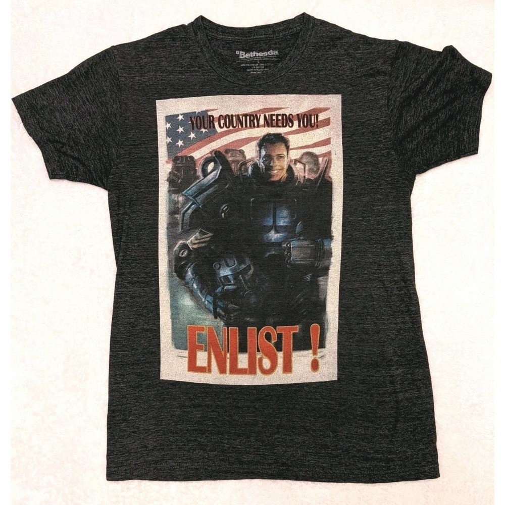 Bethesda Fallout "Your Country Needs You‎ – Enlist!" T-shirt
